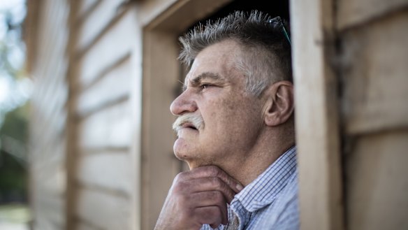 Cliff Lockwood at his home.