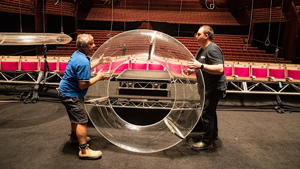 The renovation of the concert hall is expected to take two years.