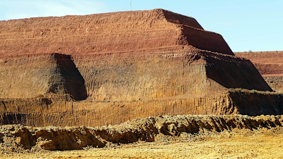The Mount Weld mine in WA, where rare earth minerals are being extracted.