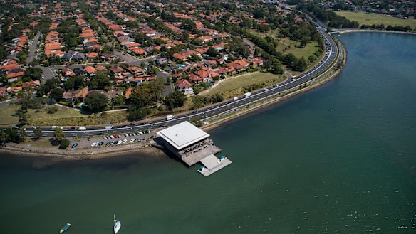 UTS Rowers Club in Haberfield at the location marked  as Bloody Point in Bradley's log.