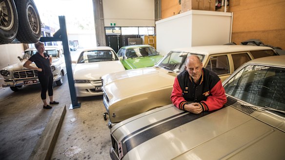 David Slater, with wife Gennene, is devastated at the news Holden is pulling out of Australia.