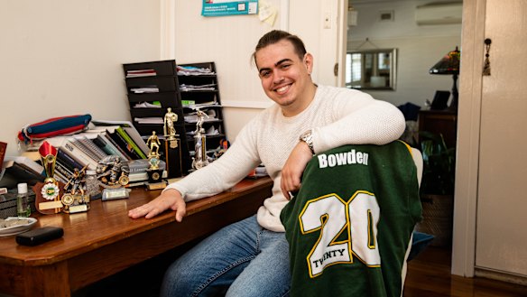 Liam Bowden, in year 12 at Epping Boys' High, received an early offer to study arts/law at Western Sydney University.