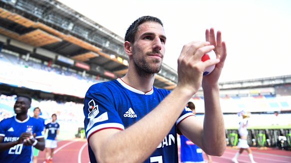 Milos Degenek spent six months under Ange Postecoglou at Yokohama F. Marinos.