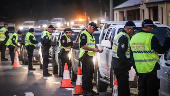 The use of protective equipment for NSW police is based on operational risk, but they may opt to do so if they wish.