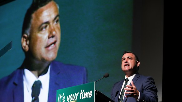 John Barliaro told the conference the Nationals were the underdogs at the March election.
