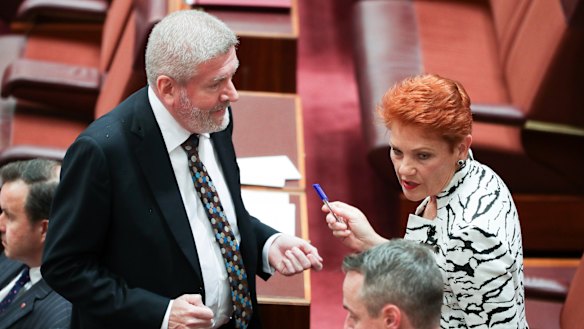 The competitive neutrality review was part of a deal with One Nation to support media ownership reforms.