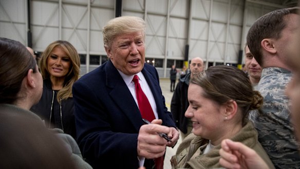 Donald Trump has previously said that his time at a military school gave him more experience than some military officers.