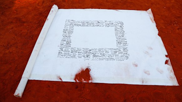 "You can still see the pencil marks on the statement" where it was marked for people to sign, Mr Mayor says. 