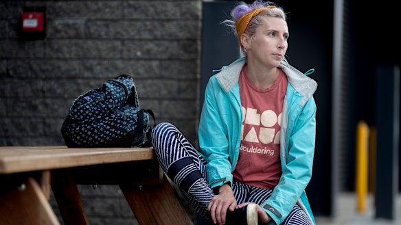 Katie Laycock works four jobs but still struggles with the pressure of rent increases.