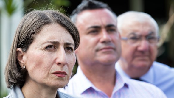 NSW Premier Gladys Berejiklian and Deputy Premier John Barilaro.