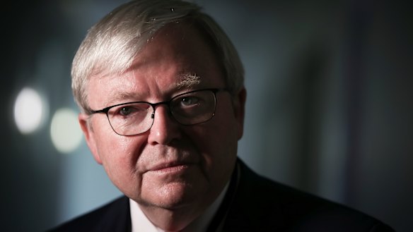 Former prime minister Kevin Rudd claims Mossad had been "found out" forging Australian passports before, in 2003. 