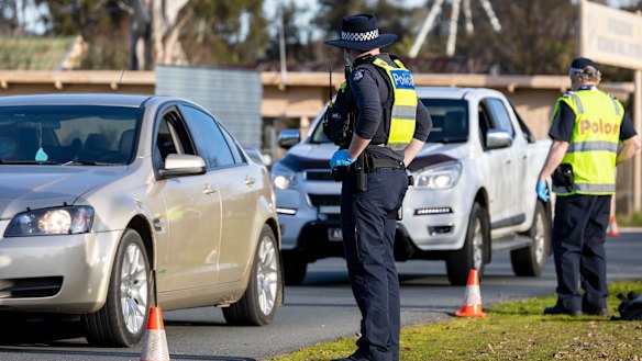 NSW and the ACT were downgraded under Victoria’s traffic-light travel permit system at 11.59pm on Wednesday. 