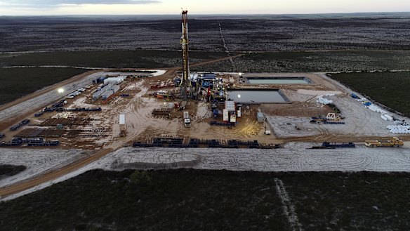 The West Erregulla-2 gas discovery in Western Australia.