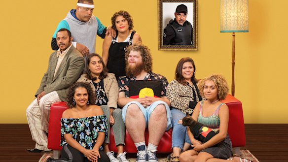 The cast of ABC's Black Comedy, now in its third season.