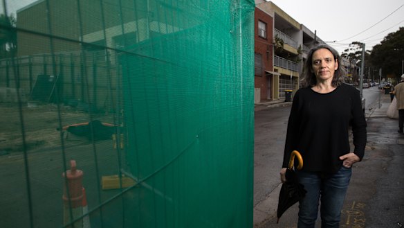 Kate Cotis is forced to live with the WestConnex construction.