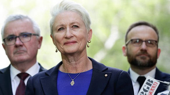 Kerryn Phelps was at the City of Sydney council meeting on Monday night, after she met with crossbench MPs in Canberra last week. 
