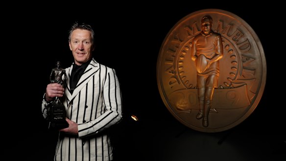 Craig Bellamy was named coach of the year at the Dally M Awards.