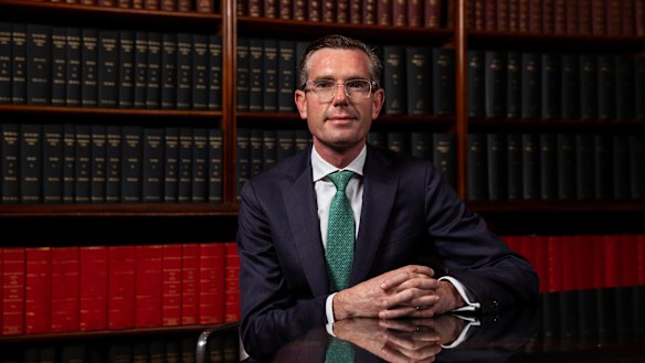 NSW Premier Dominic Perrottet, pictured in 2021, has secured cabinet support for his gambling reforms. 