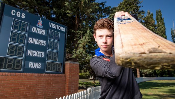 Blake Faunce has been setting junior cricket competitions alight this season, having already scored almost 1000 runs.