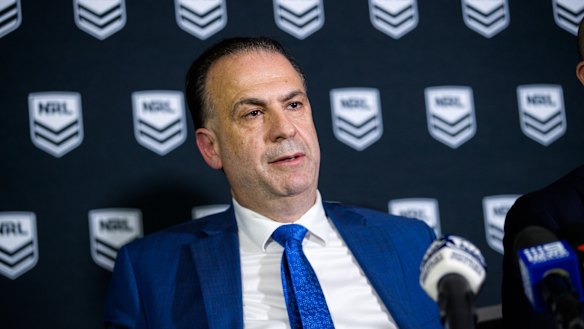 Australian Rugby League Commission chairman Peter V'landys.