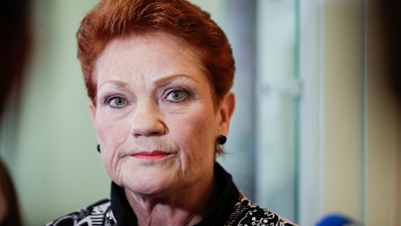 Pauline Hanson accused the government of putting Australia's economy at risk by approving the sale of Bellamy's.