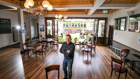 Glenferrie Hotel owner Mark O'Reilly.