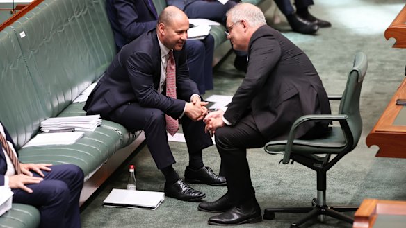 The budget should not be a squandered opportunity ... Treasurer Josh Frydenberg and Prime Minister Scott Morrison.
