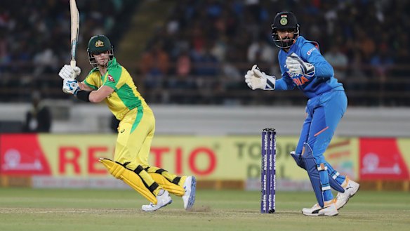 Steve Smith collects more runs but his half-century was not enough for the tourists.