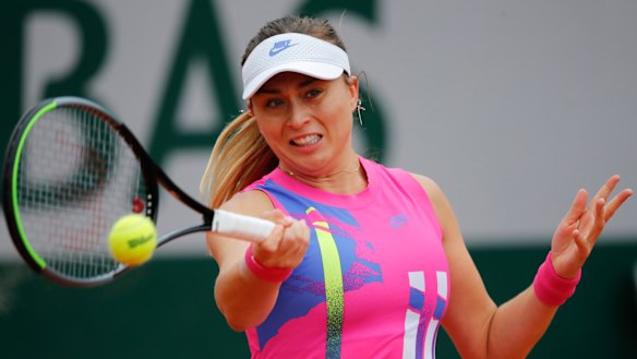 Paula Badosa said she was not feeling well after receiving her positive COVID-19 result.