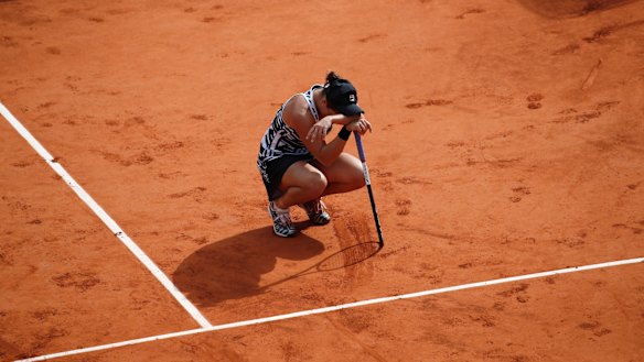 Australia's Ashleigh Barty conquers the clay.