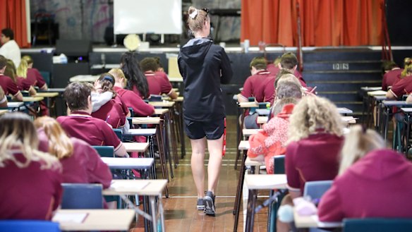 Students sitting this year's NAPLAN test. ACARA, the authority that delivers NAPLAN, could be dissolved. 