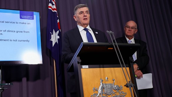 Professor Brendan Murphy and Professor John Skerritt said people should continue to get vaccinated.