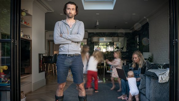 David Tennant plays a version of himself, with his real-life family adding to the unpredictability of life in lockdown in Staged.