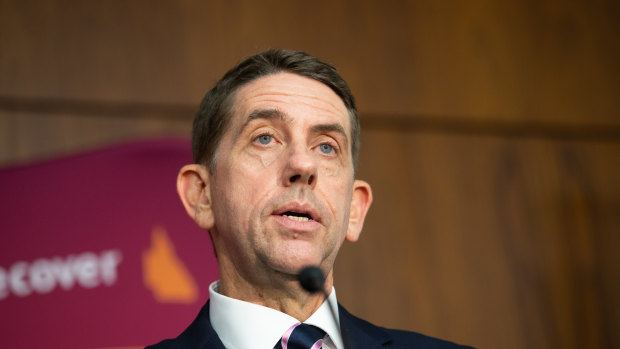 Treasurer Cameron Dick announced a freeze on new, non-essential IT projects in July 2020. 