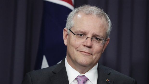 Prime Minister Scott Morrison addresses the media on Australia's embassy in Israel.