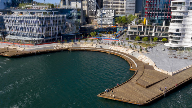 The pier pavilion will be built at Barangaroo's Watermans Cove.