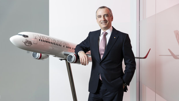 Virgin CEO John Borghetti said the airline was heading for sustainable profits. 