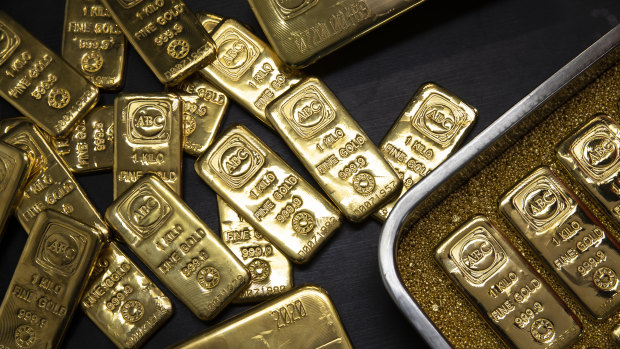 The price of gold surged to a record high earlier this week.