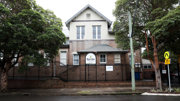 An empty Rose Bay Public School on Friday. 