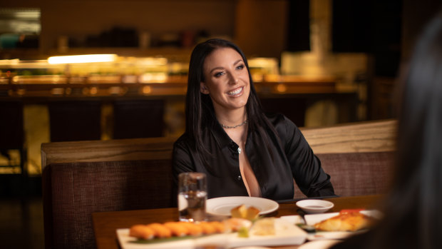 ‘Where are these arguments coming from?’: Angela White having lunch at Nobu.