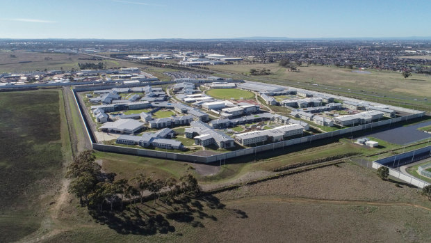 Ravenhall Correctional Centre in Melbourne's west.