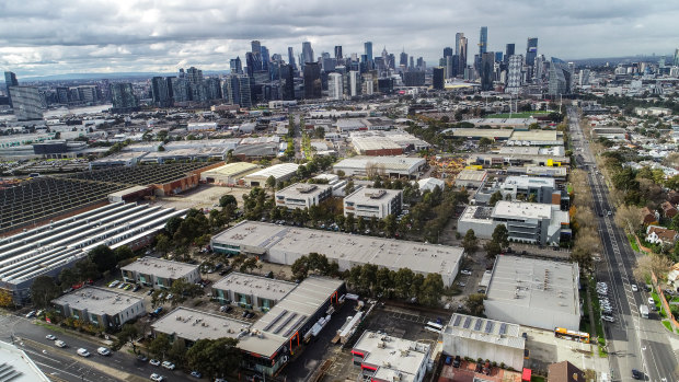 A stones-throw from the CBD but difficult to access without a car,  Fishermans Bend is meant to be home to 80,000 people within 27 years.