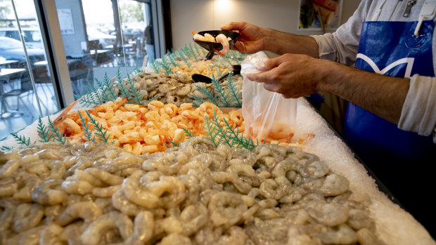 Demand for prawns in Australia generally peaks at Christmas time.