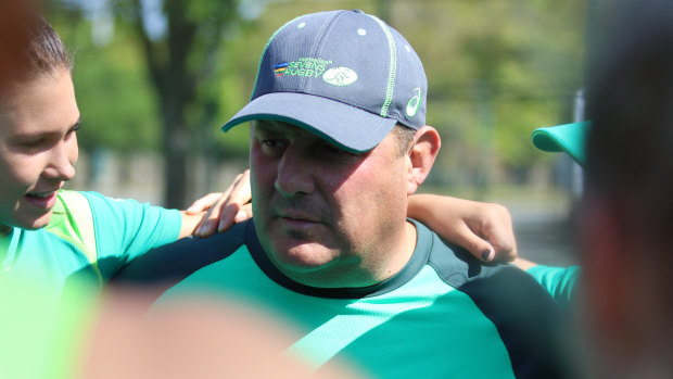 Taskmaster: John Manenti will take charge in his first Sydney Sevens tournament as head coach of the women's side. 
