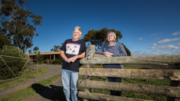 Bob and Christine Levy live metres from the Maddingley Brown Coal landfill site.