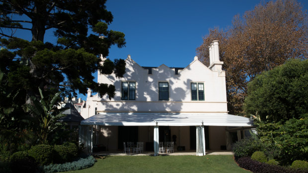 The harbourside mansion Lindesay is one of Sydney's hidden gems. 