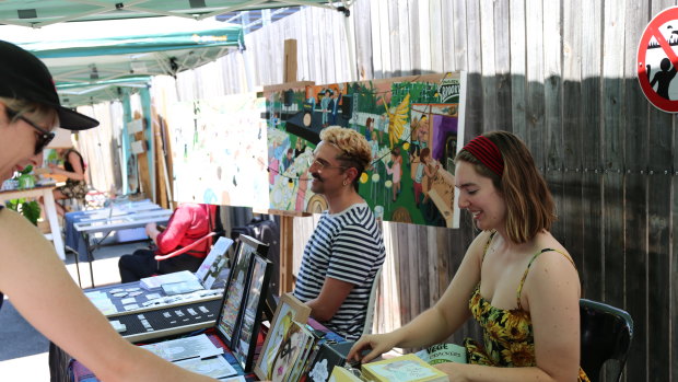 The Hidden Lanes Festival is a one-day event in Brisbane where store owners, market holders and bands come together in the valley.
