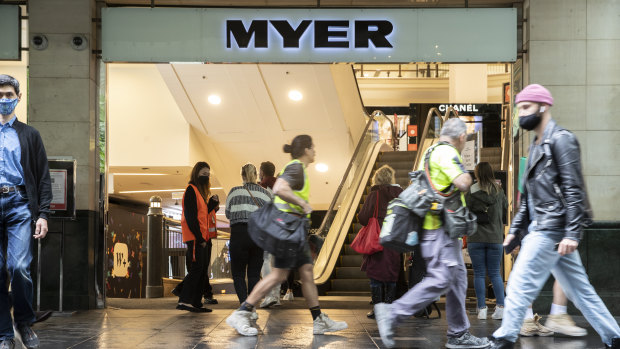 Terrence McCartney will stand as a nominee for the Myer board at its annual general meeting next month. 
