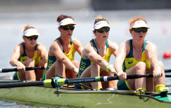The Australian quartet added Olympic gold to their world title