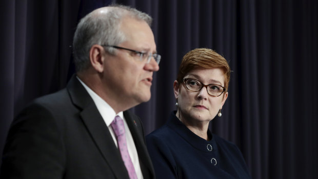 Prime Minister Scott Morrison and Foreign Affairs Minister Marise Payne defend the government's consideration of moving Australia's embassy in Israel to Jerusalem.